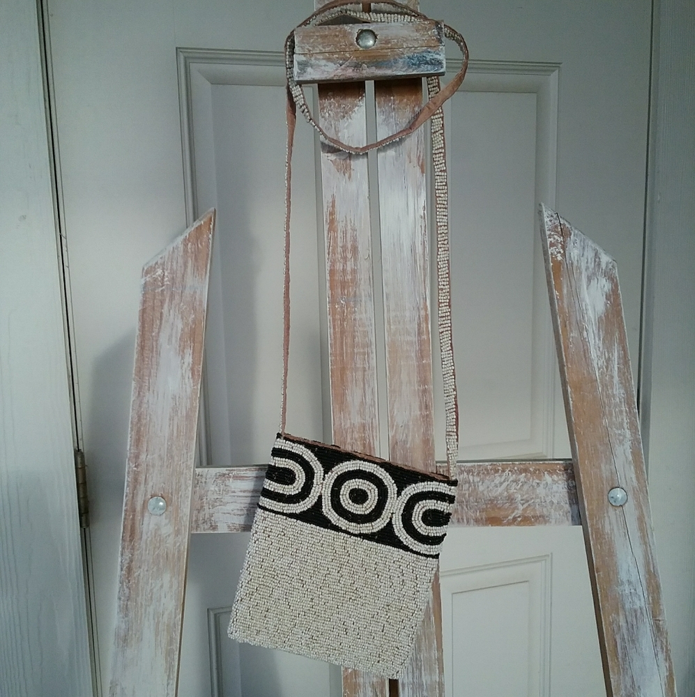 Vintage Beaded Crossbody